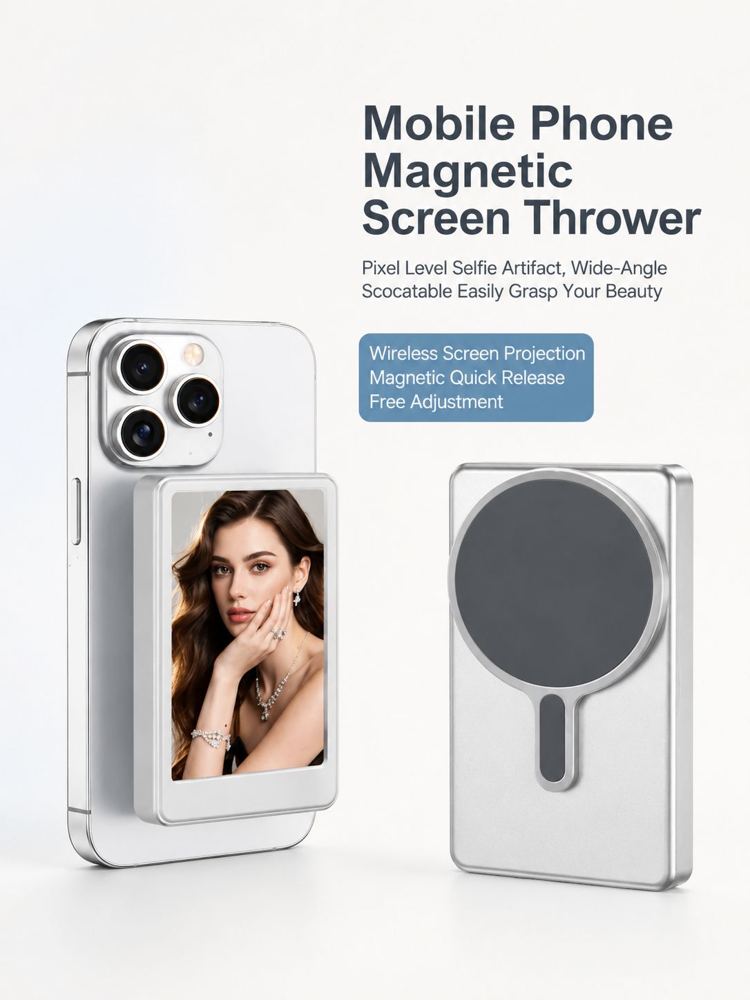 Vlog Selfie Monitor Screen for iPhone
