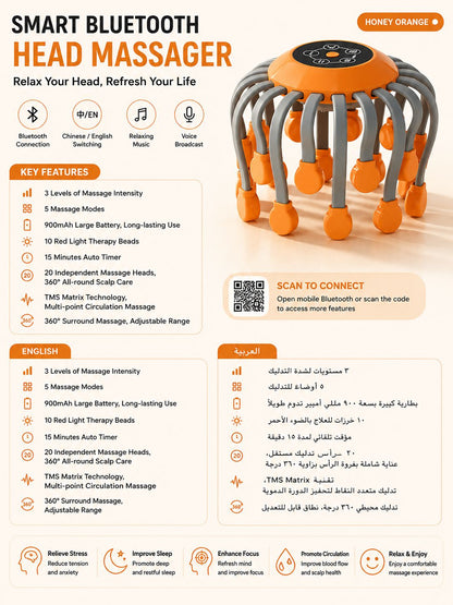 Head Massager for Migraine Relief