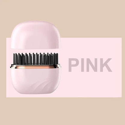 Portable Hair Straightener Brush