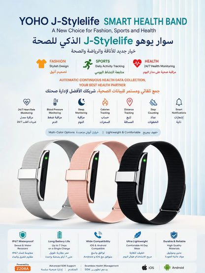 Premium Smart Vital & Temperature Band