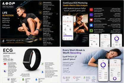 Premium ECG Smart Vital Band