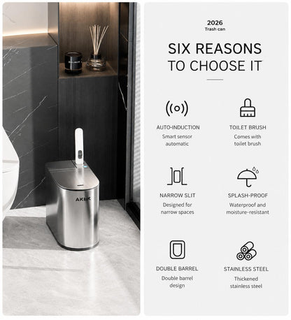 SMART AUTO-INDUCTION Automatic Sensor Toilet Brush – Integrated Design