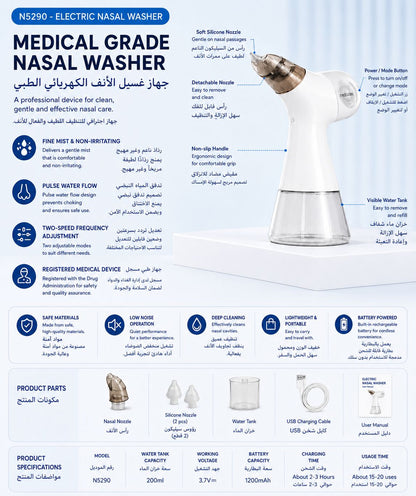Electric Nasal Irrigation System