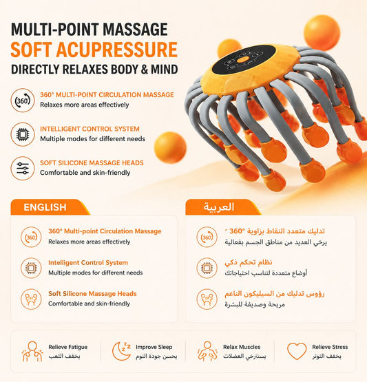 Head Massager for Migraine Relief