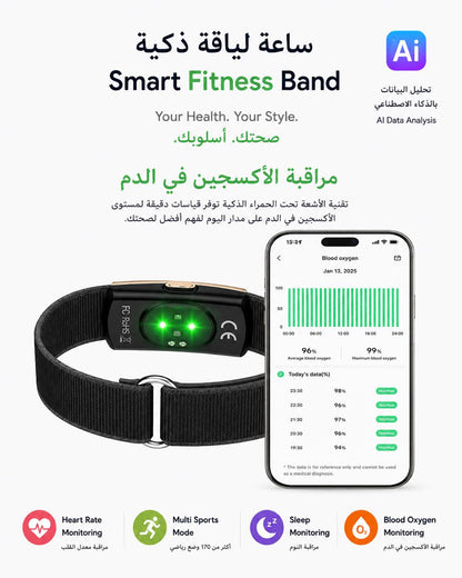 Qx Air Stealth Tracker – Professional Screenless Health & Sports Bracelet