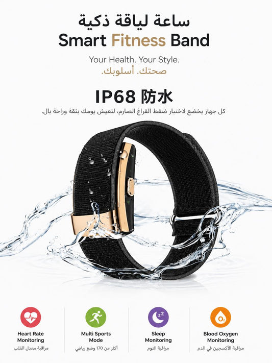 Qx Air Stealth Tracker – Professional Screenless Health & Sports Bracelet