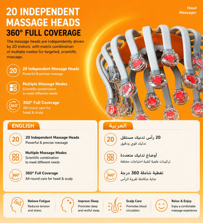 Head Massager for Migraine Relief