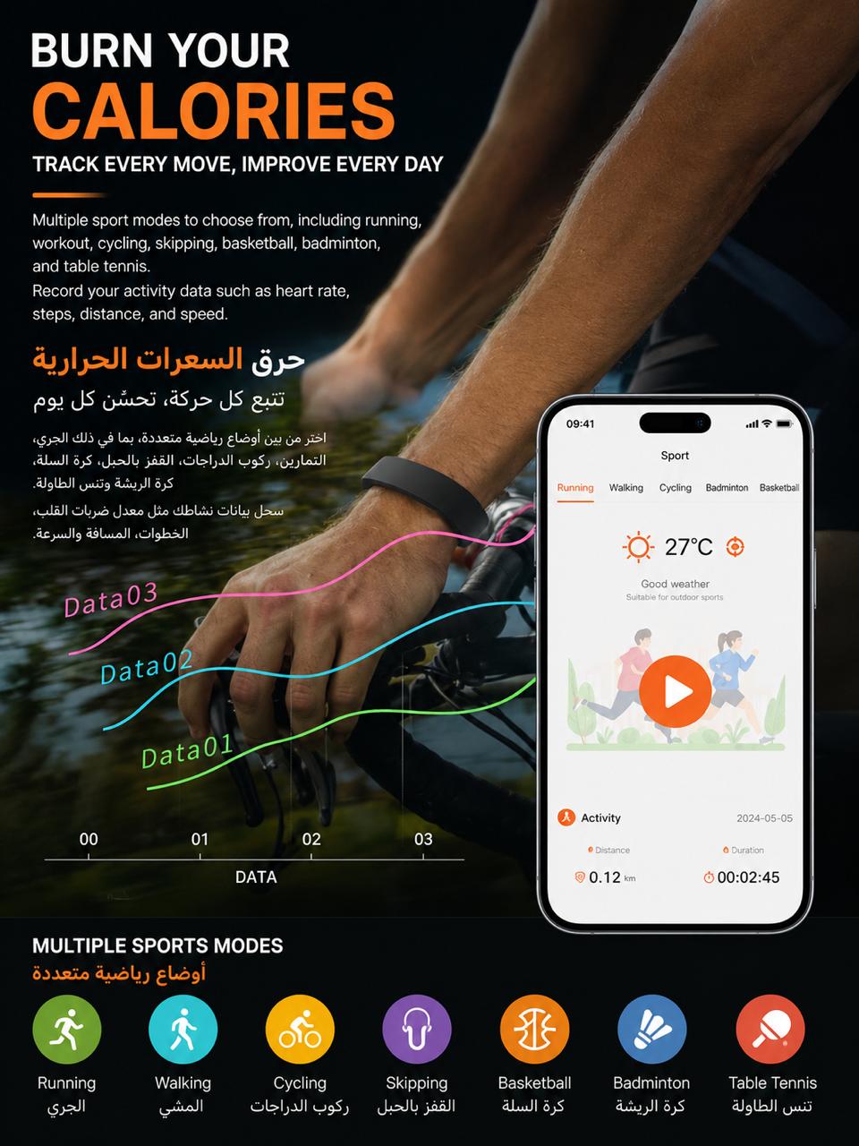 Medical ECG Screenless Smart Tracker