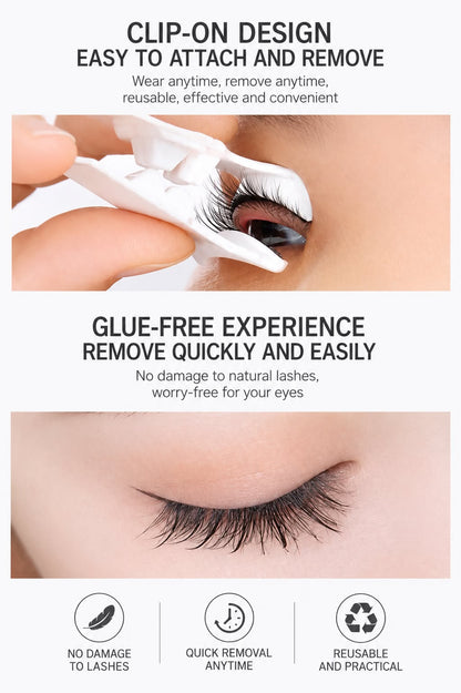 Fox Magnetic False Eyelashes – Natural Camellia Style