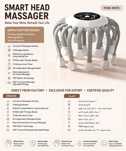 Head Massager for Migraine Relief