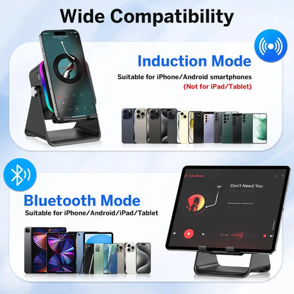 Smart RGB Phone Holder Speaker