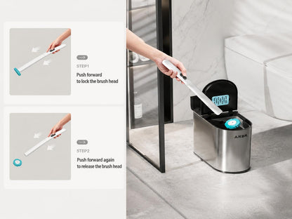 SMART AUTO-INDUCTION Automatic Sensor Toilet Brush – Integrated Design