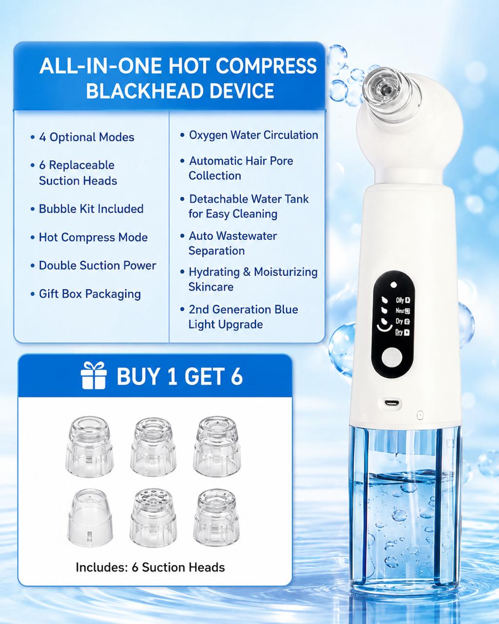 Pore Vacuum Cleaner Blackhead Remover