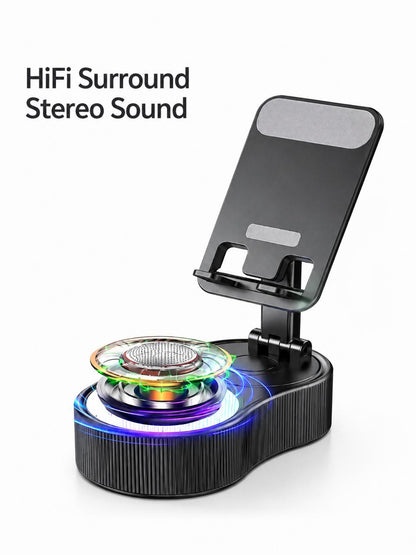 Smart RGB Phone Holder Speaker