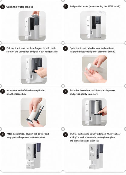 Smart Heated Towel Warmer, Disposable Towel Heater