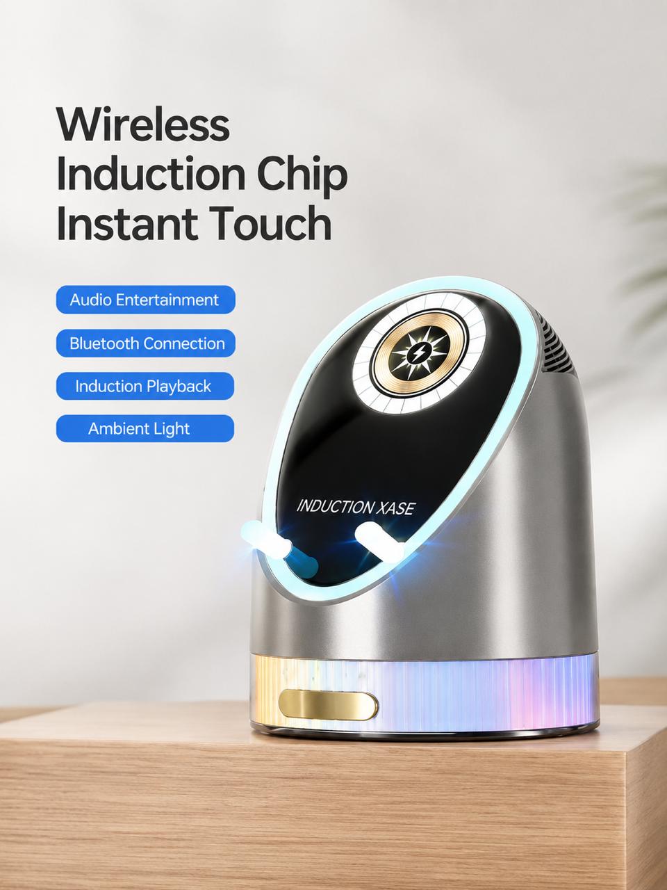 Smart RGB Phone Holder Speaker
