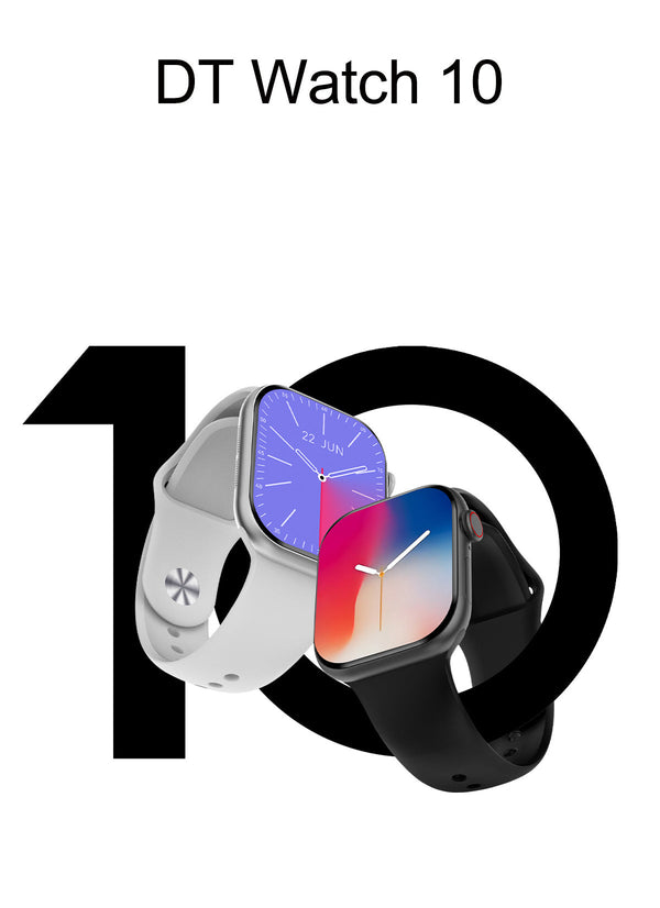 Dt Watch 10 Smart Watch Cross-Border Popular Bluetooth Nfc Wireless Charging Ip67 Sports Bracelet Titan