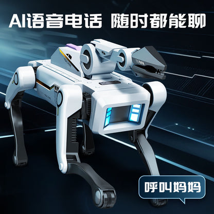 2026 Trending Ai Smart Remote-Controlled Robot Dog With Programmable Voice Dialogue, Electric Toy For Children, Boys' Gift