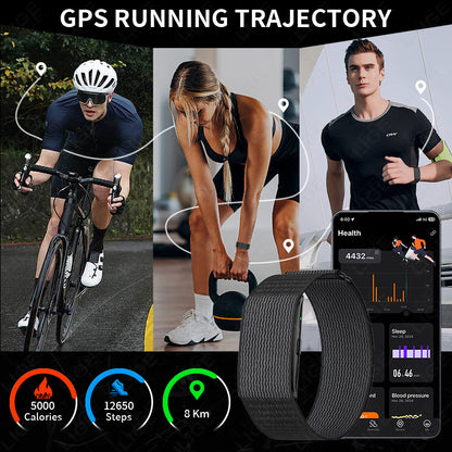 Cross-border New Screen-less Smart Bracelet For Heart Rate, Blood Oxygen And Sleep Detection, Lightweight And Non-sensory Sports Bracelet