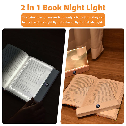 Cross-Border Popular Led Tablet Reading Light F17 Rechargeable Reading Lamp Dormitory Bedroom Portable Student Night Light