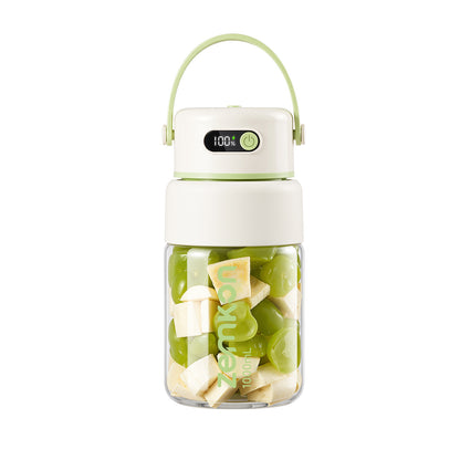 German Zemkon Glass Juice Cup Small Portable Juicer Fully Automatic Digital Display Fruit Fresh Juice Machine