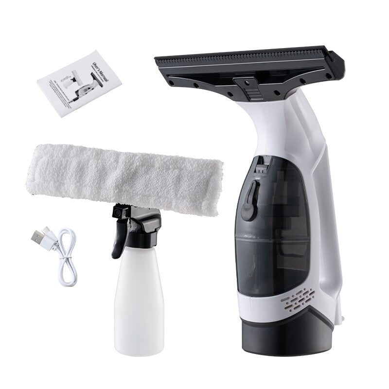Cross-Border New Small Electric Glass Cleaning Handheld Window Cleaning Water-Absorbing Powerful Adsorption Efficient Portable Artifact