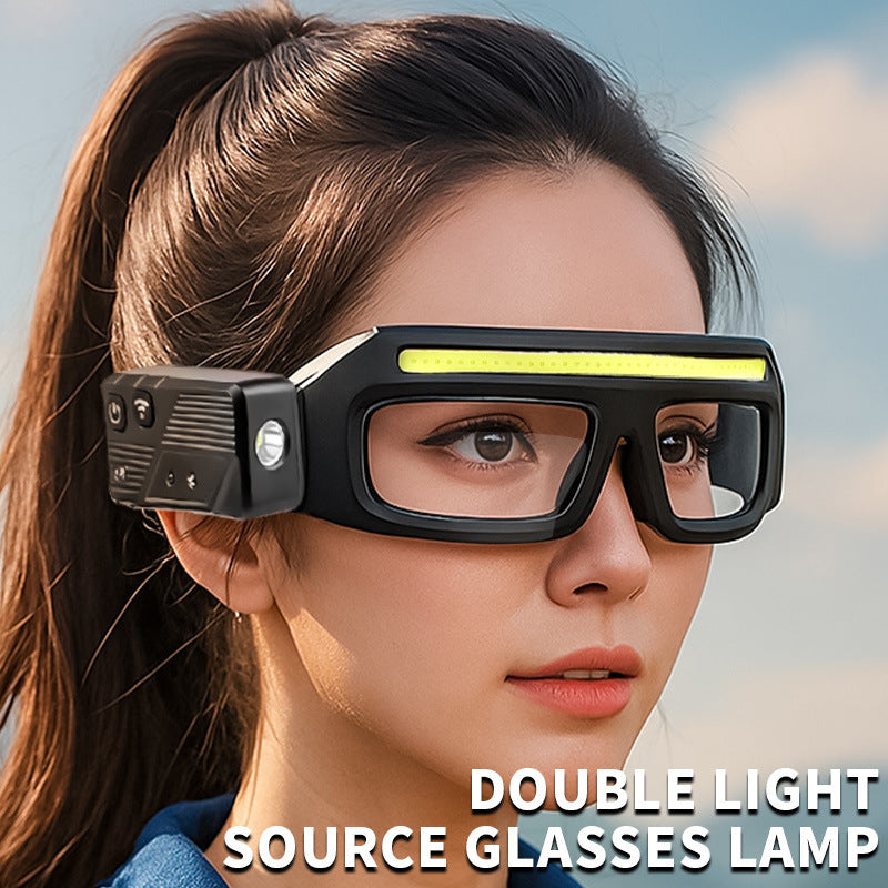 Cross-Border New Model Strong Light Glasses Lamp Smart Sensor Headlamp Xte Multi-Functional Compact Portable Type-C Charging Lamp
