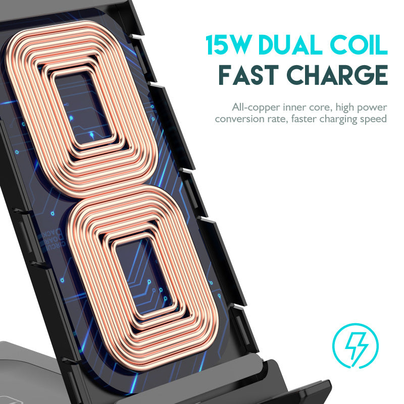 Factory Wholesale Six-in-one Wireless Charger Suitable For Apple Mobile Phone Watch Headset Desktop Wireless Charging Bracket
