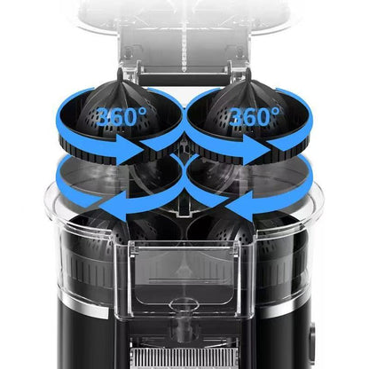 Dual-Head Juicer With Pulp Separation For Home Use, Citrusjuicer Lemon Juicer, Rechargeable Orange Juicer