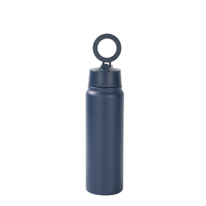 Cross-Border New Product Magnetic Cover Mobile Phone Holder Space Kettle 304 Stainless Steel Thermos Cup Outdoor Portable Travel Kettle