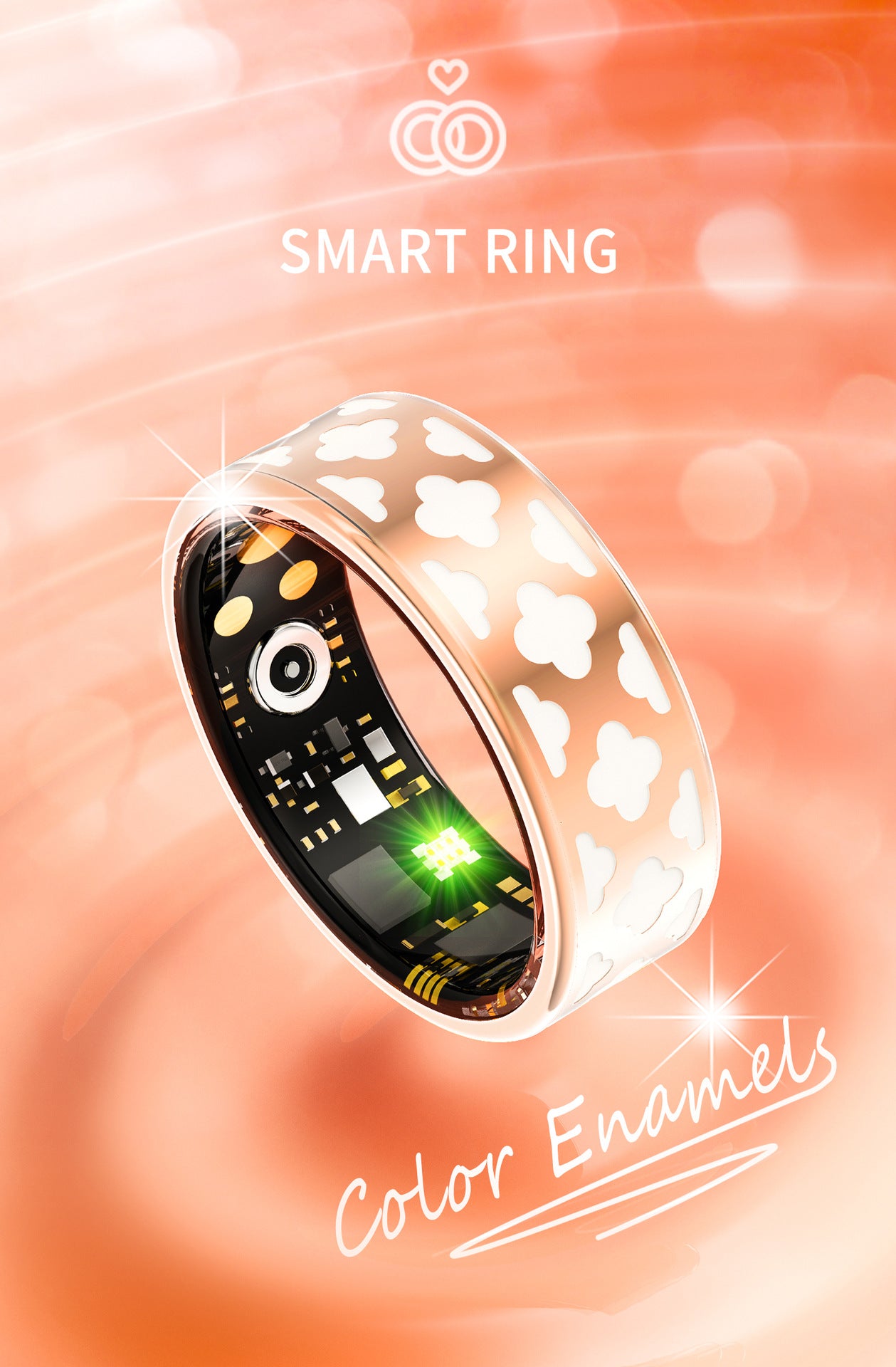 Cross-border Black Technology Smart Health Ring