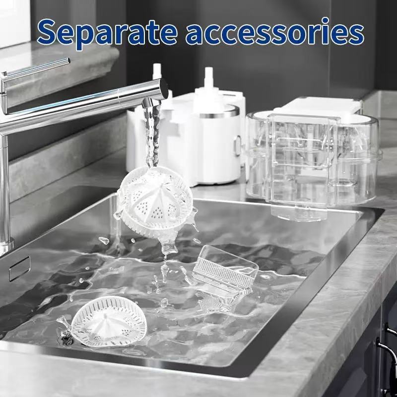Dual-Head Juicer With Pulp Separation For Home Use, Citrusjuicer Lemon Juicer, Rechargeable Orange Juicer