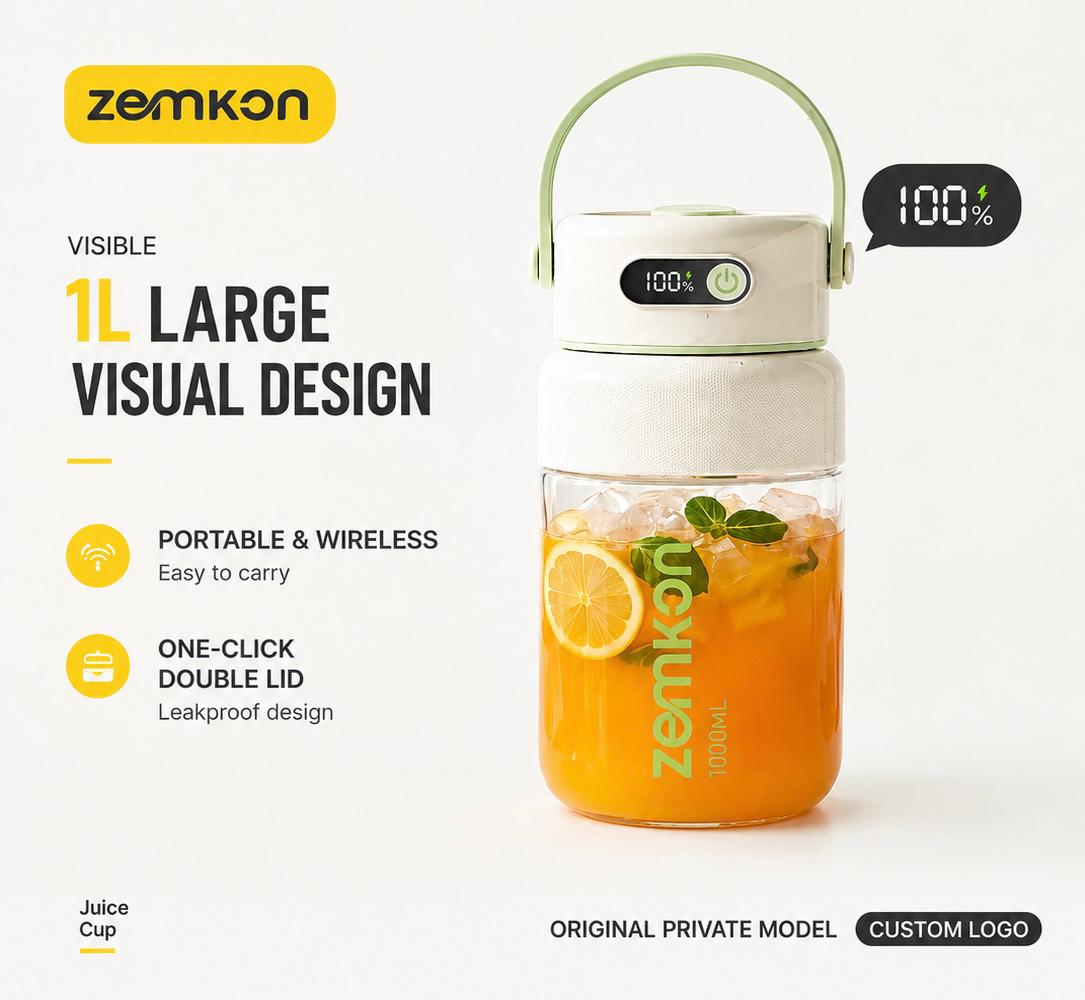 Zemkon Portable Juice Cup 1000ML