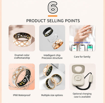 Cross-border Black Technology Smart Health Ring