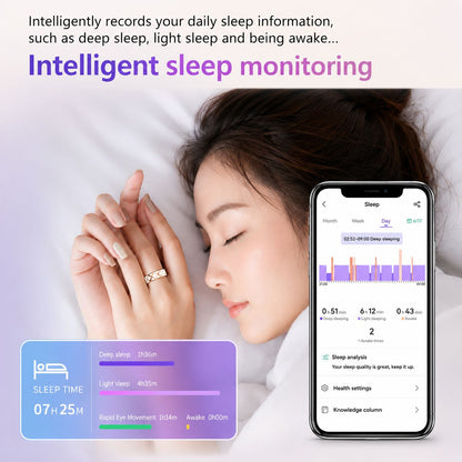 Cross-border Black Technology Smart Health Ring