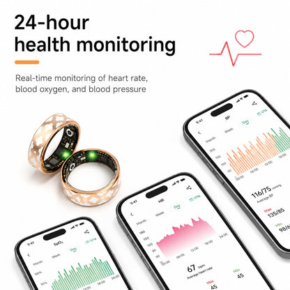 Cross-border Black Technology Smart Health Ring