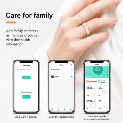 Cross-border Black Technology Smart Health Ring