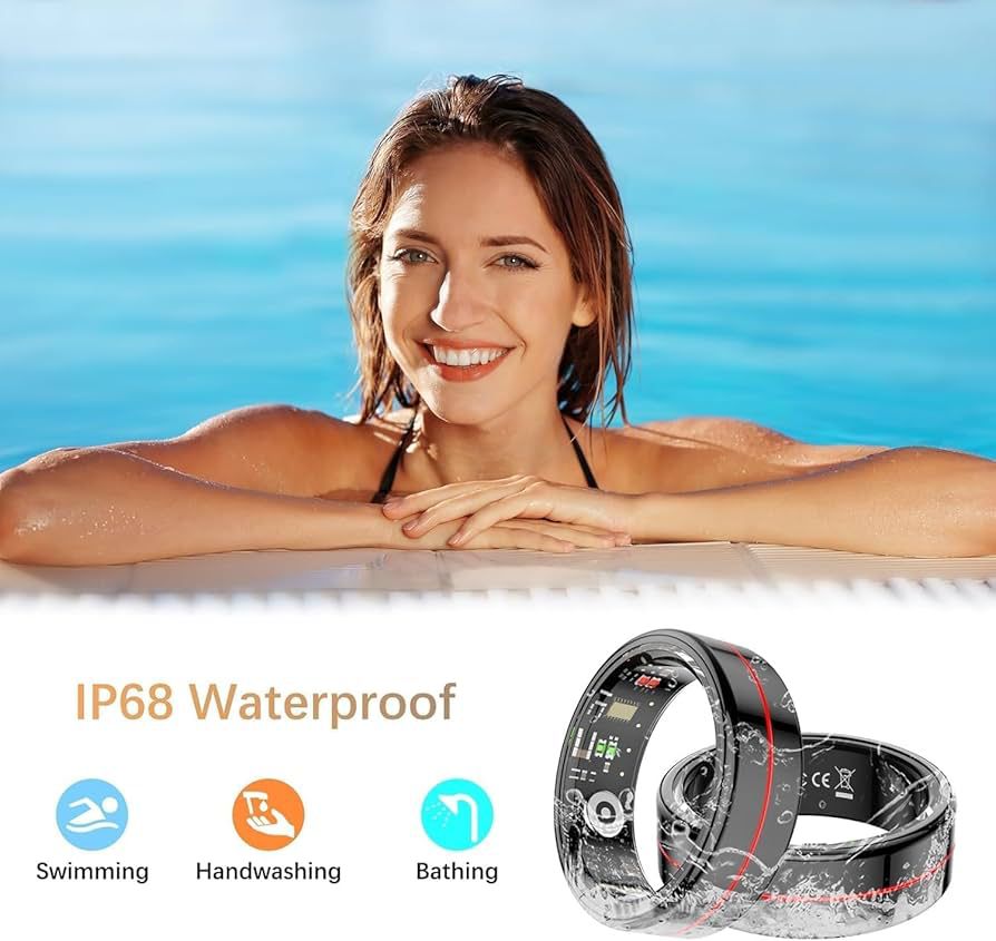 R04 Smart Ring Heart Rate Blood Pressure Blood Oxygen Sleep Calorie Exercise Step Counter