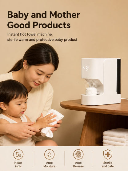 Towel Machine Heater Bucket Smart Baby Wet Wipes Heater Constant Temperature Disposable Compressed Towel Face Towel