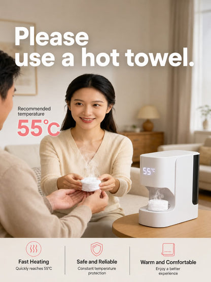 Towel Machine Heater Bucket Smart Baby Wet Wipes Heater Constant Temperature Disposable Compressed Towel Face Towel