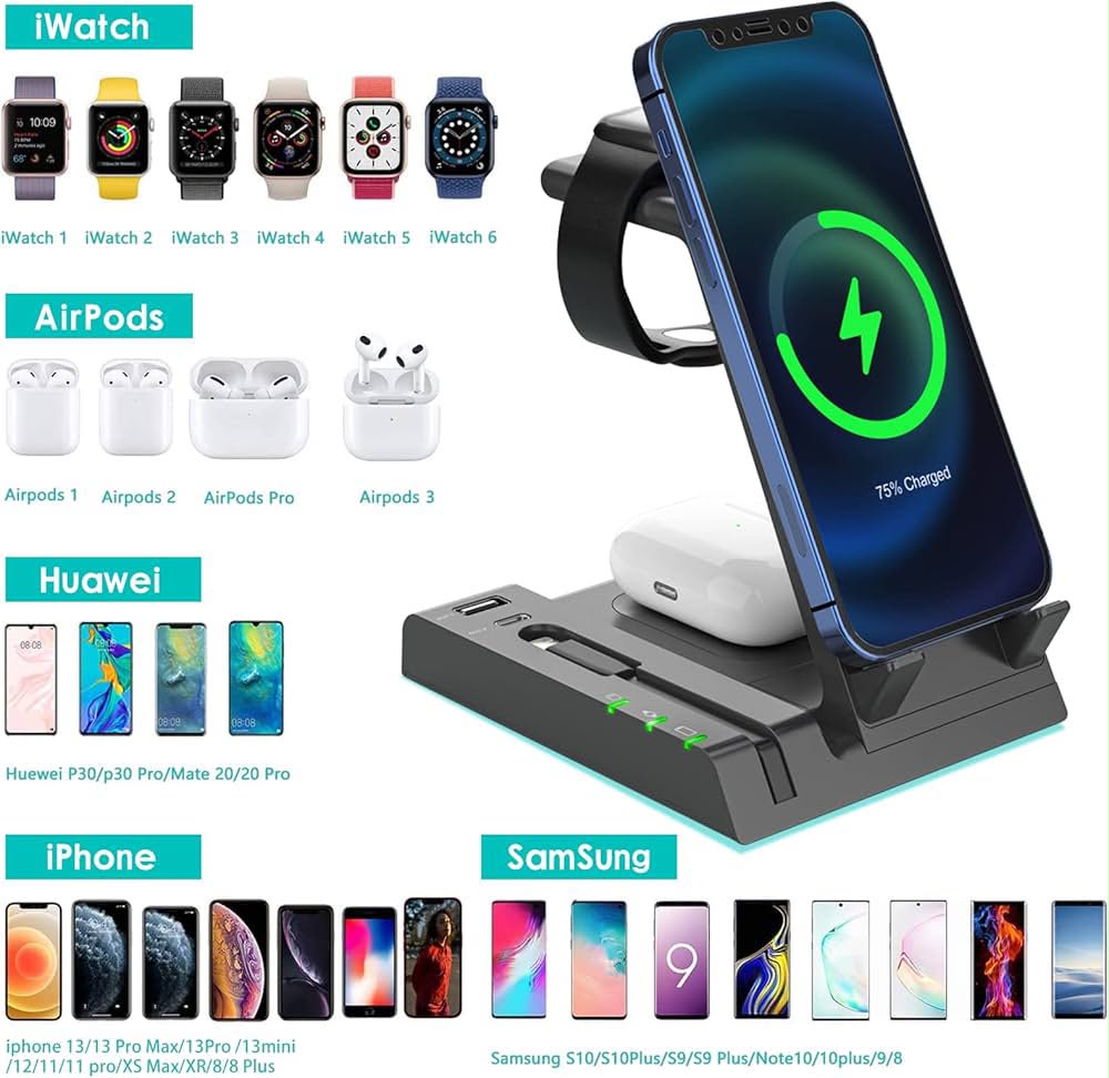 6-in-1 Wireless Charging Station
