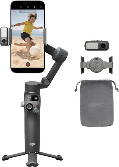Dji Full-Scene Follow-Up Mobile Phone Stabilizer Om7P Smart Follow-Up Anti-Shake Handheld Gimbal Foldableing Selfie Stick