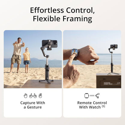 Dji Full-Scene Follow-Up Mobile Phone Stabilizer Om7P Smart Follow-Up Anti-Shake Handheld Gimbal Foldableing Selfie Stick