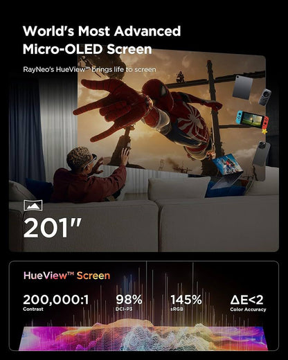 RayNeo Air 3S Pro AR Glasses – 201" 120Hz Portable Display