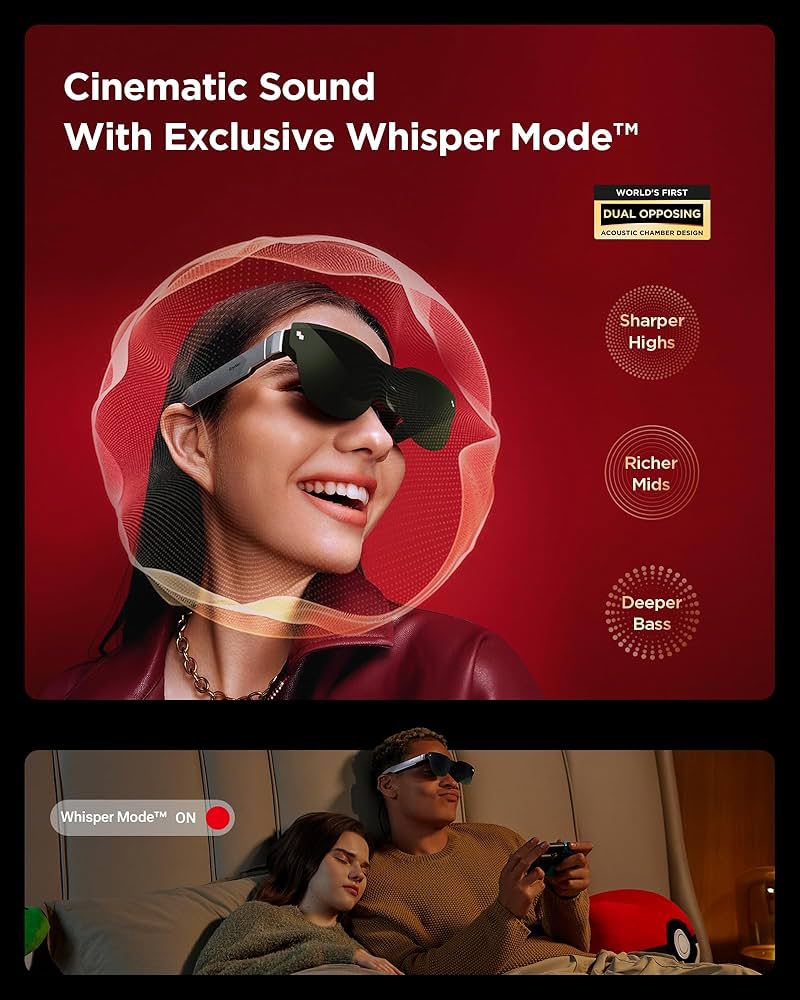 RayNeo Air 3S Pro AR Glasses – 201" 120Hz Portable Display
